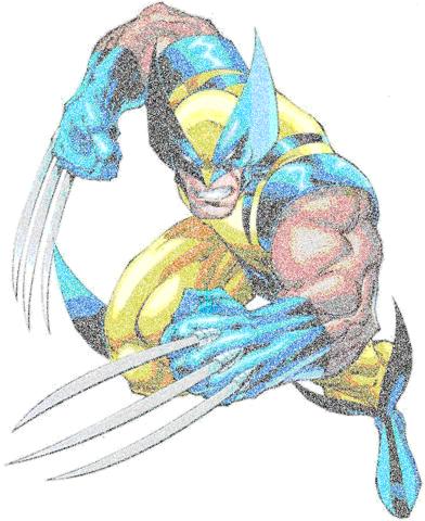 Retreived Wolverine After Adding Random Noise to Combined